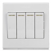 

Siemens SIEMENS 5TA06434NC01 four open dual control should be a series of switch socket elegant white