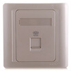 

Simon Electric simon N55214-56 a telephone jack 55 series 86-type switch socket champagne