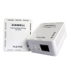 

ZINWELL PLQ-5100 two power cat 500M power line adapter white