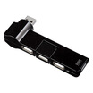 

SANWA SUPPLY USB-HUB238BK 4-port L-type high speed HUB hub 180° adjustment angle black