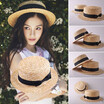 Meihuid Fashion Women Girls Summer Boho Straw Sun Hat Bow Flat Top Wide Brim Beach Cap meihuid kopen in de aanbieding Meihuid Fashion Women Girls Summer Boho Straw Sun Hat Bow Flat Top Wide Brim Beach Cap meihuid kopen in de aanbieding