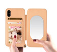 Lieve 2018 Hot Sales Lady Makeup Mirror With Card Pocket Phone Cases For Samsung S8 Plus Wallet Tpu Business Dirt Resistant lieve kopen in de aanbieding