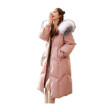 Oloey Down Jacket Womens Long Style 2018 Winter Wear New Korean Version Slim Body Color Large Fur Collared Over The Knee oloey kopen in de aanbieding Oloey Down Jacket Womens Long Style 2018 Winter Wear New Korean Version Slim Body Color Large Fur Collared Over The Knee oloey kopen in de aanbieding