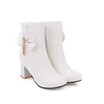 Idifu Womens Sweet Bowknot Fringe Belt Block Medium Heel Ankle Booties Round Toe Side Zipper Short Boots idifu kopen in de aanbieding Idifu Womens Sweet Bowknot Fringe Belt Block Medium Heel Ankle Booties Round Toe Side Zipper Short Boots idifu kopen in de aanbieding