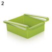 Kitchen Fridge Freezer Space Saver Organizer Storage Rack Holder Slide Drawer