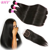 Bhf Hair Factory Virgin Straight Peruvian 100 Human Weave 3 Bundles With Free Shipping bhf kopen in de aanbieding