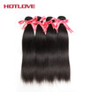 Hotlove Hair Brazilian Straight 34 Bundles Human Extensions 10 28 Inch Natural Color Virgin Weave Can Be Dyed hotlove kopen in de aanbieding