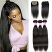 Fastyle Malaysian Straight Virgin Human Hair Wefts 3 Bundles With 1 Free Part Lace Closure Unprocessed Weave Dyeable fastyle kopen in de aanbieding Fastyle Malaysian Straight Virgin Human Hair Wefts 3 Bundles With 1 Free Part Lace Closure Unprocessed Weave Dyeable fastyle kopen in de aanbieding
