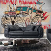 Colomac Custom 3D Mural 3D Retro Iron Sheet Music Wallpaper Car Graffiti Nostalgia Ktv Bar Cafe colomac kopen in de aanbieding Colomac Custom 3D Mural 3D Retro Iron Sheet Music Wallpaper Car Graffiti Nostalgia Ktv Bar Cafe colomac kopen in de aanbieding