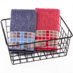Joy Collection Yongliang Towel Victoria Washing Face Ab Yarn Dyed Jacquard Satin Bluered joy collection kopen in de aanbieding Joy Collection Yongliang Towel Victoria Washing Face Ab Yarn Dyed Jacquard Satin Bluered joy collection kopen in de aanbieding
