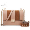 Bafelli New Arrival Split Leather Shoulder Bag Wide Strap Frosted Suede Cowhide Crossbody Women Messenger Bags bafelli kopen in de aanbieding