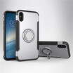 Apple Iphone X Armor Car Magnetic Suction Ring Bracket Silicon TPU Hard PC Phone Case
