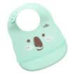 Rikang baby bib saliva towel silicone waterproof bib RK-X4007 blue