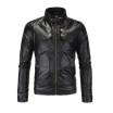 Canghpgin Mens Long Sleeved Motorcycle Leather Jackets New Fashion Solid Color Coat Jacket canghpgin kopen in de aanbieding Canghpgin Mens Long Sleeved Motorcycle Leather Jackets New Fashion Solid Color Coat Jacket canghpgin kopen in de aanbieding