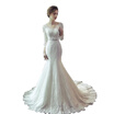 Circelee Full Lace Long Sleeves Fishtail Wedding Dress circelee kopen in de aanbieding