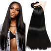 Yavida Hair Brazilian Straight 4 Bundles Virgin Weave Human 7A Extension yavida kopen in de aanbieding