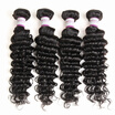 Racily Hair Deep Wave Brazilian 4 Bundles Natural Black Curly Deals Human Weaving racily hair kopen in de aanbieding
