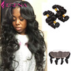 Serena 7A Brazilian Virgin Hair Loose Wave With Frontal Closure 4 Bundles Ear To 13X4 Lace serena kopen in de aanbieding Serena 7A Brazilian Virgin Hair Loose Wave With Frontal Closure 4 Bundles Ear To 13X4 Lace serena kopen in de aanbieding