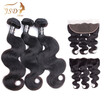 Jsdshine Brazilian 3 Bundles Body Wave With Lace Frontal 13X4 Closure Free Part Virgin Human Hair Weave jsdshine kopen in de aanbieding Jsdshine Brazilian 3 Bundles Body Wave With Lace Frontal 13X4 Closure Free Part Virgin Human Hair Weave jsdshine kopen in de aanbieding