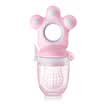 Newin Bay baby teether bite baby molars appease toy fruit bite bag pink 3 bite bags