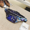 Canis Women Fashion Bum Bags Sequin Travel Waist Pack Money Belts Bling Wallet Pouch canis kopen in de aanbieding