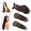 Glary 8A Brazilian Human Hair 4 Bundles With Closure Silky Straight Weaves 100 Unprocessed Virgin Extensions Natural Black glary kopen in de aanbieding Glary 8A Brazilian Human Hair 4 Bundles With Closure Silky Straight Weaves 100 Unprocessed Virgin Extensions Natural Black glary kopen in de aanbieding