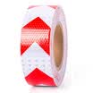 Tengchi CT high reflective body warning tape reflective stickers traffic car reflective film truck anti-collision warning tape lattice reflective film 5cm white red arrow 25 meters