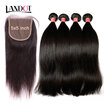 Landot 9A 5X5 Lace Closure With 3 Bundles Malaysian Straight Virgin Hair 4Pcs Lot Unprocessed Human Weaves And Natural Color landot kopen in de aanbieding Landot 9A 5X5 Lace Closure With 3 Bundles Malaysian Straight Virgin Hair 4Pcs Lot Unprocessed Human Weaves And Natural Color landot kopen in de aanbieding