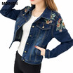 Mdincn 2018 Fashion Women Jacket High Quality Springautumn New Embroidered Denim Slim Outwear Bomber Lr3 mdincn kopen in de aanbieding Mdincn 2018 Fashion Women Jacket High Quality Springautumn New Embroidered Denim Slim Outwear Bomber Lr3 mdincn kopen in de aanbieding