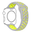Great Power Star Band For Iwatch 38Mm42Mm Breathable Silicone Replacement Sport Strap Bracelet All Series Whitegrey great power star kopen in de aanbieding