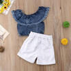 Meihuid 2Pcs Newborn Baby Girls Kids Summer T Shirt Top Short Pants Outfit Set Clothes meihuid kopen in de aanbieding Meihuid 2Pcs Newborn Baby Girls Kids Summer T Shirt Top Short Pants Outfit Set Clothes meihuid kopen in de aanbieding
