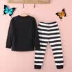 NWT Bebé Niños Niñas Niños Algodón A rayas Pijamas Pijamas Ropa de dormir Conjunto de ropa