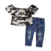 Duopindun Toddler Kids Girls Short Sleeve Camo Tops Jeans Pants Leggings Outfits Clothes duopindun kopen in de aanbieding Duopindun Toddler Kids Girls Short Sleeve Camo Tops Jeans Pants Leggings Outfits Clothes duopindun kopen in de aanbieding