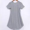 Meihuid Summer Women Casual Short Sleeve Round Neck Striped Mini Dress Loose T Shirt Tee meihuid kopen in de aanbieding Meihuid Summer Women Casual Short Sleeve Round Neck Striped Mini Dress Loose T Shirt Tee meihuid kopen in de aanbieding