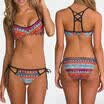 Traje de baño de cintura alta para mujer Sexy Bikini Vintage años 50 Pinup Chica Traje de baño Ropa