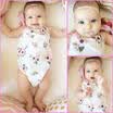 Bebé recién nacido niña flor mameluco mono traje traje Sunsuit ropa
