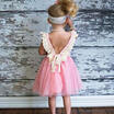 Duopindun Princess Toddler Kids Girls Pink Lace Tulle Tutu Dress Party Dresses 2 7Y duopindun kopen in de aanbieding