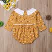 Recién nacido bebé niña floral algodón ropa mono mameluco trajes trajes