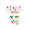 Xmas Kids Baby Girls Tops de Navidad Tul Tutu Pantalones Leggings Trajes Ropa UK