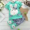Meihuid 2Pcs Newborn Baby Boy Girl Clothes Rabbit Bunny Tops T Shirtpants Outfits Set meihuid kopen in de aanbieding