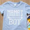 Bebé recién nacido bebé niño Mamas Boy camiseta Pantalones largos trajes Ropa Playsuit C
