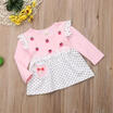Meihuid Princess Kids Baby Girls Cotton Dress Pink Bowknot Party Casual Dresses meihuid kopen in de aanbieding