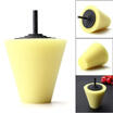 Canis Burnishing Foam Sponge Polishing Cone Shaped Buffing Pads For Car Wheel Hub Tool canis kopen in de aanbieding