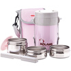 Joy Collection Taifu High Tafuco Insulation Lunch Box 15L Vacuum Stainless Steel Heating Free Three Layer T 0700 Pink joy collection kopen in de aanbieding Joy Collection Taifu High Tafuco Insulation Lunch Box 15L Vacuum Stainless Steel Heating Free Three Layer T 0700 Pink joy collection kopen in de aanbieding