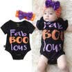 UK Newborn Toddler Baby Girl Clothes Romper BodysuitHeadband Sunsuit Outfit Set