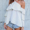 Duopindun Summer Womens Ladies Casual Off Shoulder Tank Bodycon Blouses Crop Tops Shirt duopindun kopen in de aanbieding Duopindun Summer Womens Ladies Casual Off Shoulder Tank Bodycon Blouses Crop Tops Shirt duopindun kopen in de aanbieding