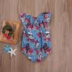 Newborn Toddler Baby Girls Cute Floral Romper Jumpsuit Body Trajes Ropa
