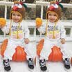 Baby Kids Boy Girls Infant Mameluco mono Body Ropa de Acción de Gracias Trajes