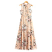 Gbtiger Open Back Slit Floral Print Sleeveless Dress gbtiger kopen in de aanbieding