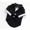 Ropa linda del perro del gato del animal doméstico Traje de boda del príncipe Tuxedo Bow Tie Puppy Clothes S-2XL